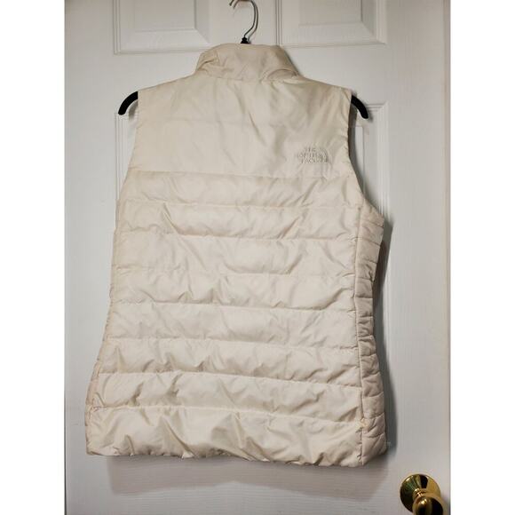 The North Face Women’s 700 Goose Down Fill Puffer White Vest MD Insulated Jacket - Picture 4 of 9